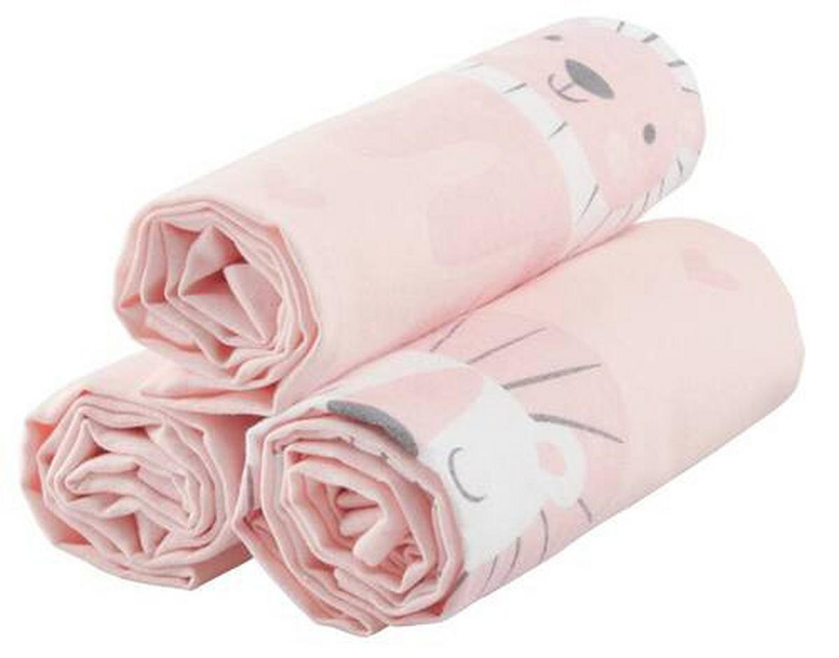 LÁTKOVÁ PLIENKA - ružová, Basics, textil (75/75cm) - My Baby Lou