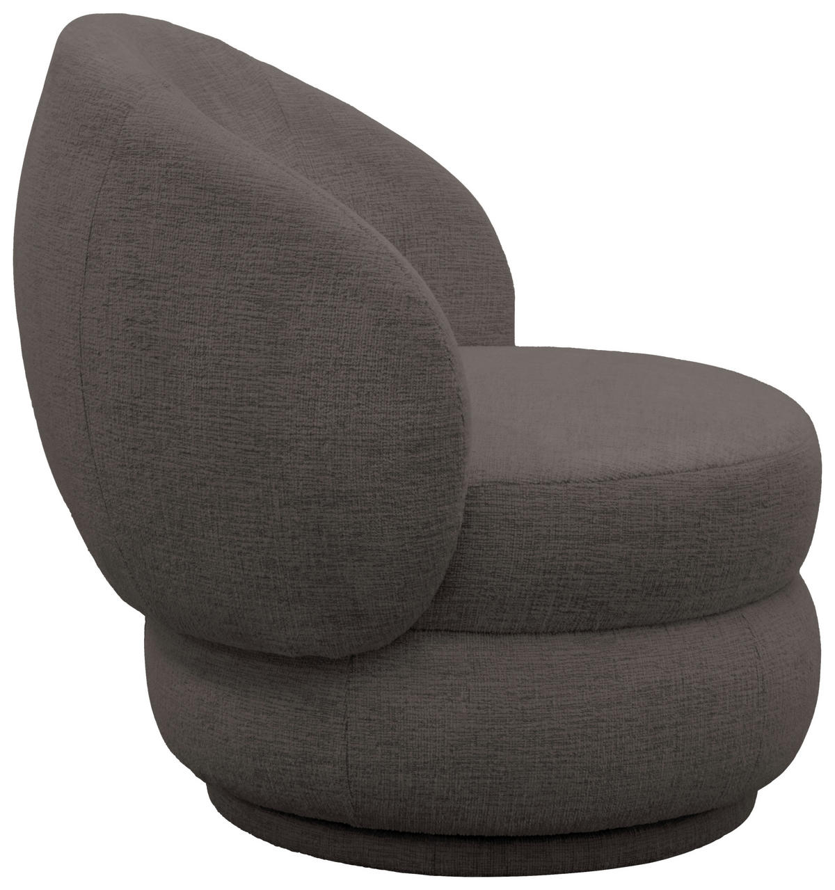 SESSEL in Chenille Dunkelbraun  - Dunkelbraun/Beige, MODERN, Textil (82/80/82cm) - Livetastic