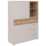 HIGHBOARD  in 105/140,2/38 cm  - Sandfarben/Eichefarben, MODERN, Holz/Holzwerkstoff (105/140,2/38cm) - Hom`in