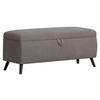 BETTBANK 145/45/50 cm   - Schwarz/Grau, Trend, Holz/Holzwerkstoff (145/45/50cm) - Esposa