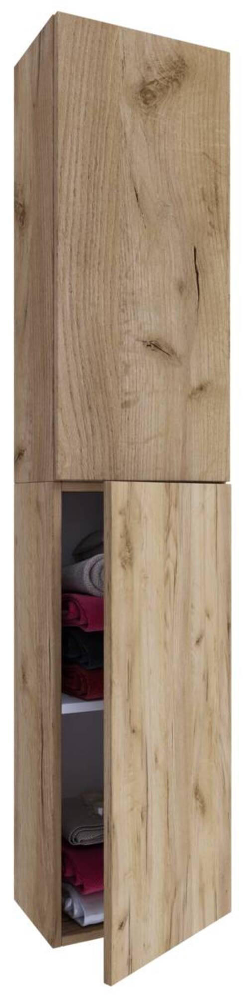 HOCHSCHRANK 32,6/150/21,7 cm  - Eichefarben/Honig, Modern, Holzwerkstoff (32,6/150/21,7cm) - MID.YOU