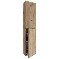 HÖGSKÅP  - honungsek/honung, Modern, trämaterial (32,6/150/21,7cm) - MID.YOU