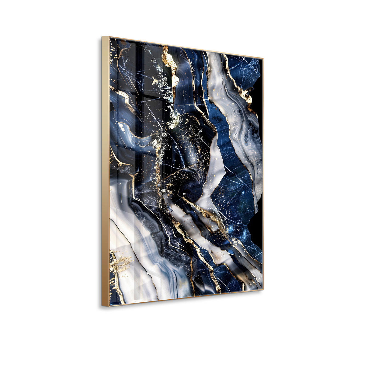 GLASBILD 80/120 cm  - Multicolor, Basics, Glas/Holz (80/120cm)