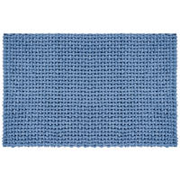 KOUPELNOVÁ PŘEDLOŽKA, 60/90 cm - modrá, Design, textil/plast (60/90cm) - Esposa