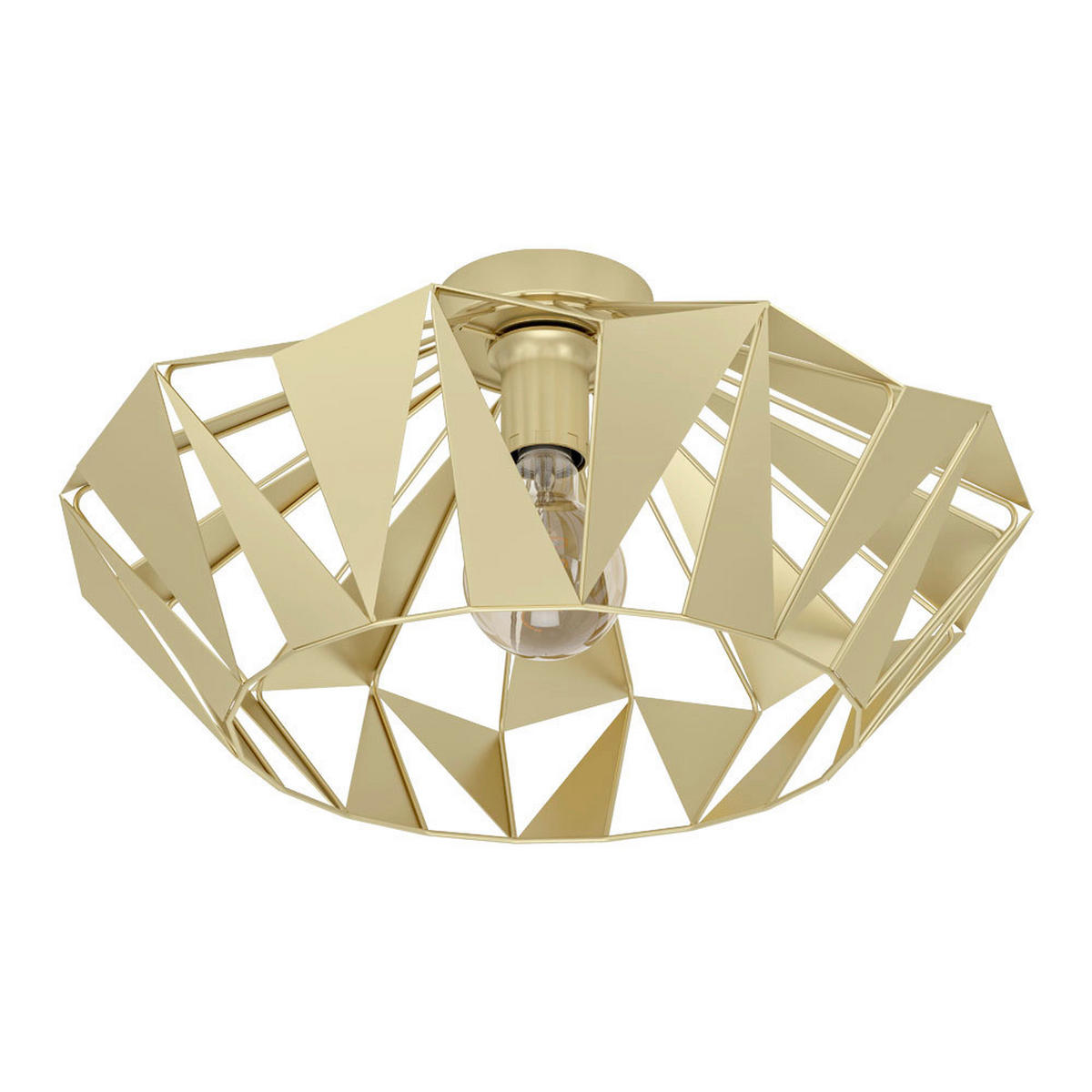 STROPNÉ SVIETIDLO, 47/23,5 cm  - zlatá, Design, kov (47/23,5cm) - Eglo