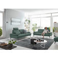 3-SITZER-SOFA in Leder Opal  - Opal/Schwarz, Design, Leder/Metall (222/86/104cm) - Dieter Knoll