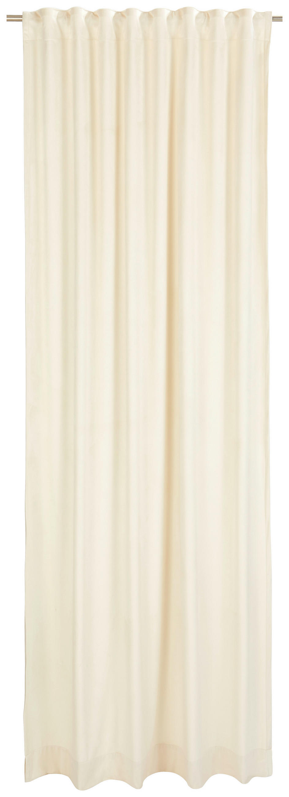 HOTOVÝ ZÁVĚS, neprůsvitné, 130/250 cm - krémová/béžová, Basics, textil (130/250cm) - Musterring