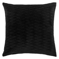 KISSENHÜLLE Wave 50/50 cm  - Schwarz, Basics, Textil (50/50cm) - Novel