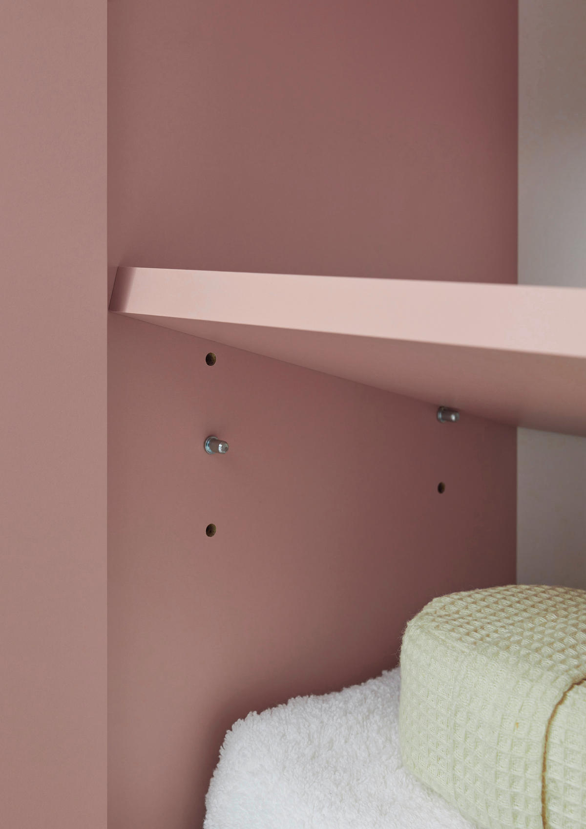 HOCHSCHRANK 30/150/25 cm  - Schwarz/Rosa, Trend, Holzwerkstoff/Metall (30/150/25cm) - MID.YOU
