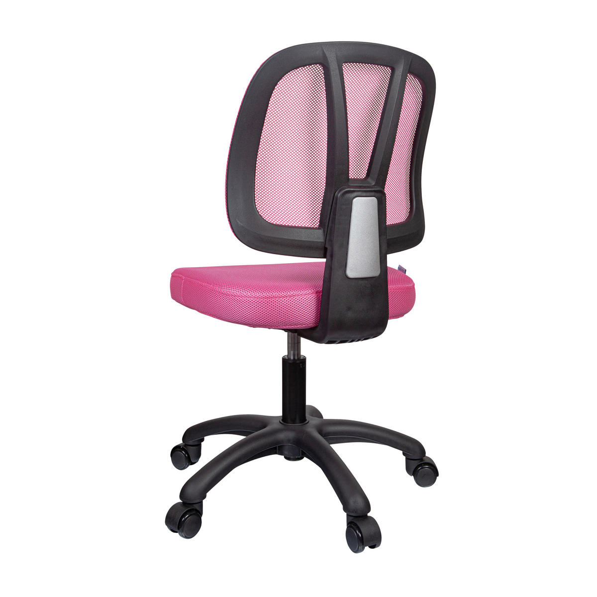 OTOČNÁ ŽIDLE PRO MLÁDEŽ, síťovina, růžová - růžová, Basics, textil/plast (46/84/51cm) - MID.YOU