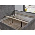 POLSTERBETT Grau 160/200 cm  - Buchefarben/Grau, KONVENTIONELL, Holz/Holzwerkstoff (160/200cm) - Carryhome