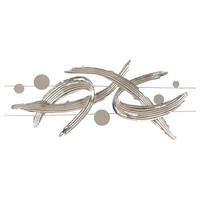 WANDDEKO  121/52/5 cm   - Chromfarben, Basics, Metall (121/52/5cm)