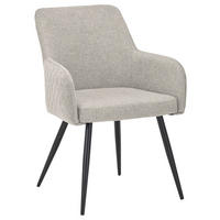 ARMLEHNSTUHL  in Eisen  - Beige/Schwarz, Design, Kunststoff/Metall (61/85/64cm) - SetOne by Musterring