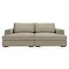 BIGSOFA in Chenille Cappuccino  - Schwarz/Cappuccino, Design, Textil (223/80/158cm) - Lomoco