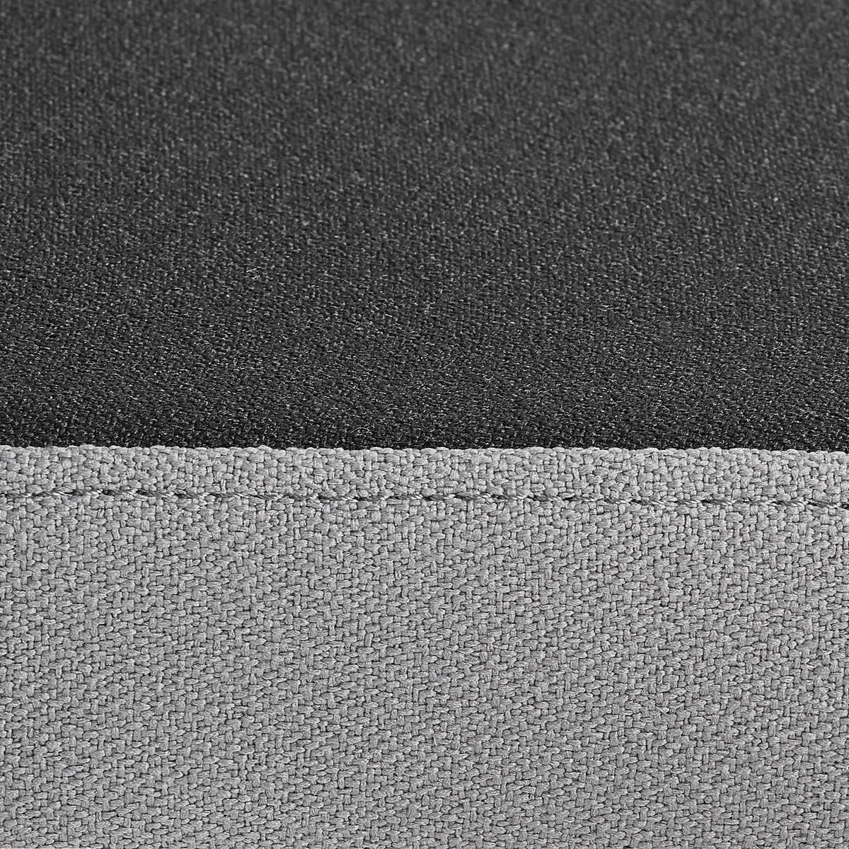 DREHSTUHL Flachgewebe Schwarz  - Chromfarben/Schwarz, KONVENTIONELL, Kunststoff/Textil (70/133/70cm) - Venda