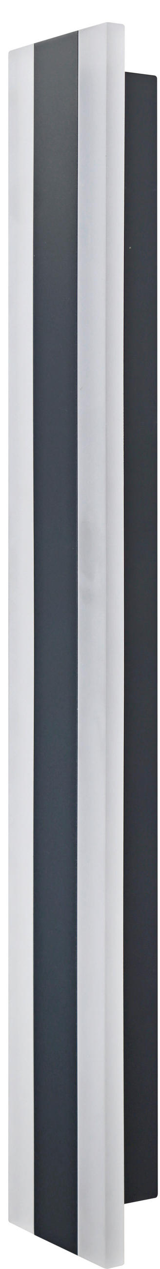 AUSSENWANDLEUCHTE IRENA 100/9/5 cm  - Anthrazit, Design, Metall (100/9/5cm)