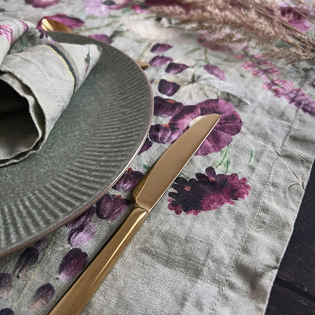 TISCHLÄUFER Textil Multicolor 45/145 cm  - Multicolor, Basics, Textil (45/145cm)