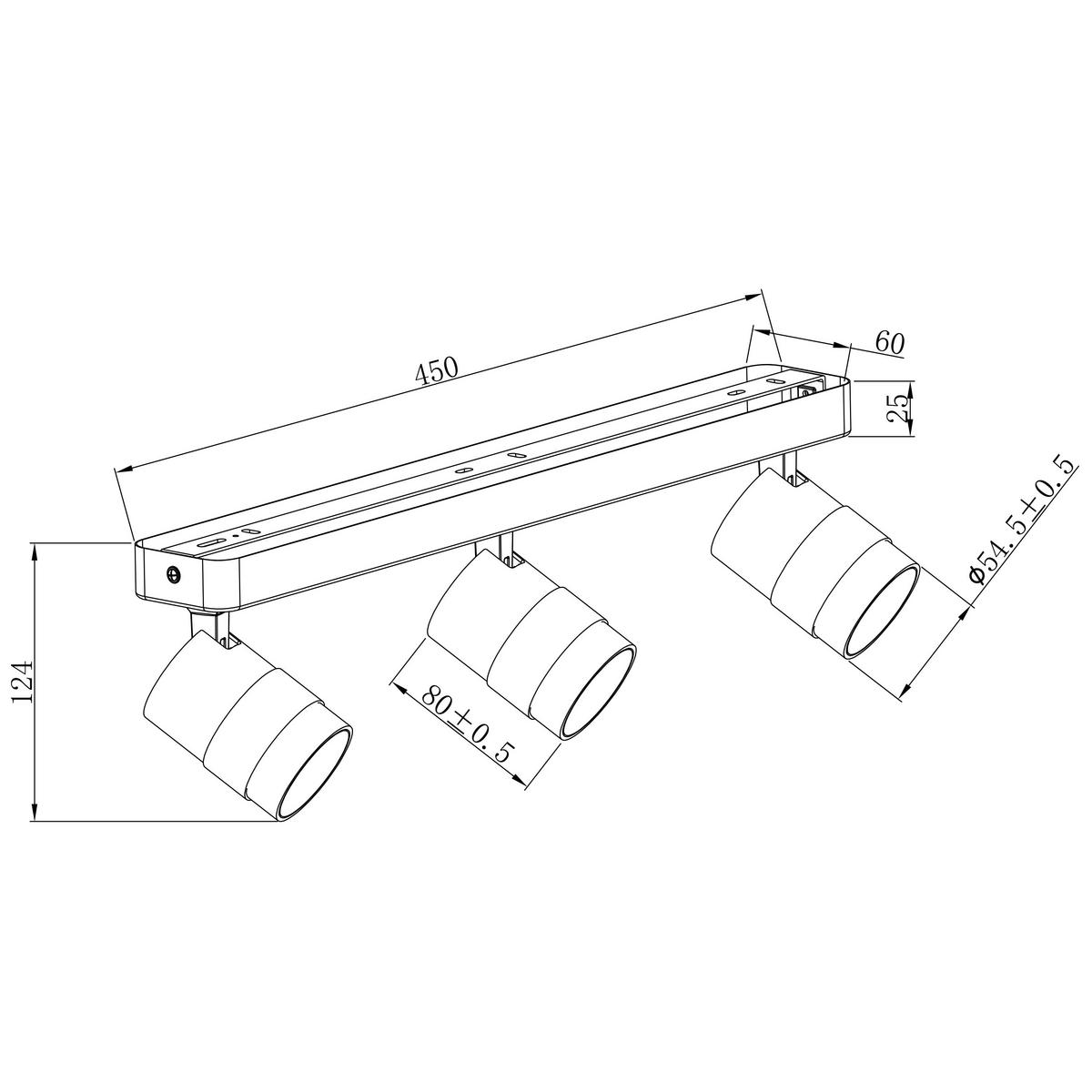STRAHLER Anillo 45/6/12,4 cm   - Weiß, KONVENTIONELL, Metall (45/6/12,4cm)