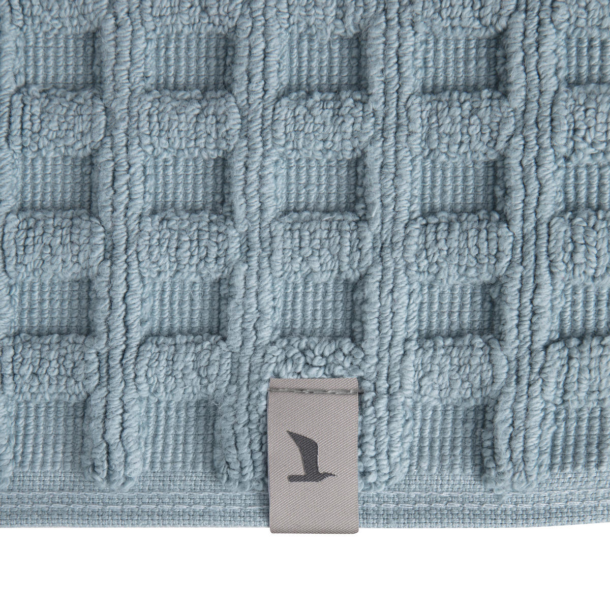 BADTEPPICH PIQUEE Pastellblau 60/60 cm  - Pastellblau, Basics, Textil (60/60cm) - Moeve