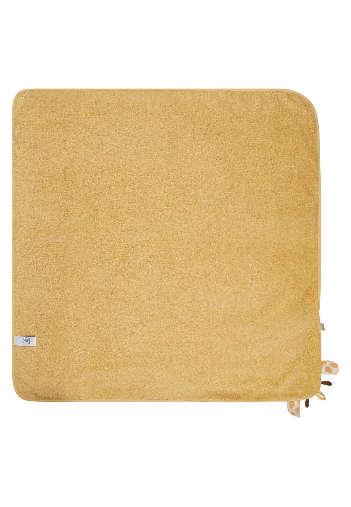 KAPUZENBADETUCH GIRAFFE KAYA  - Sandfarben, Basics, Textil (100/100/0,5cm) - Sterntaler
