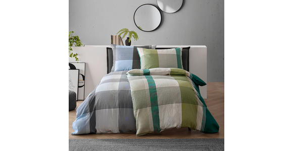 BETTWÄSCHE 140/200 cm - Blau/Grau, KONVENTIONELL, Textil (140/200cm) - Boxxx