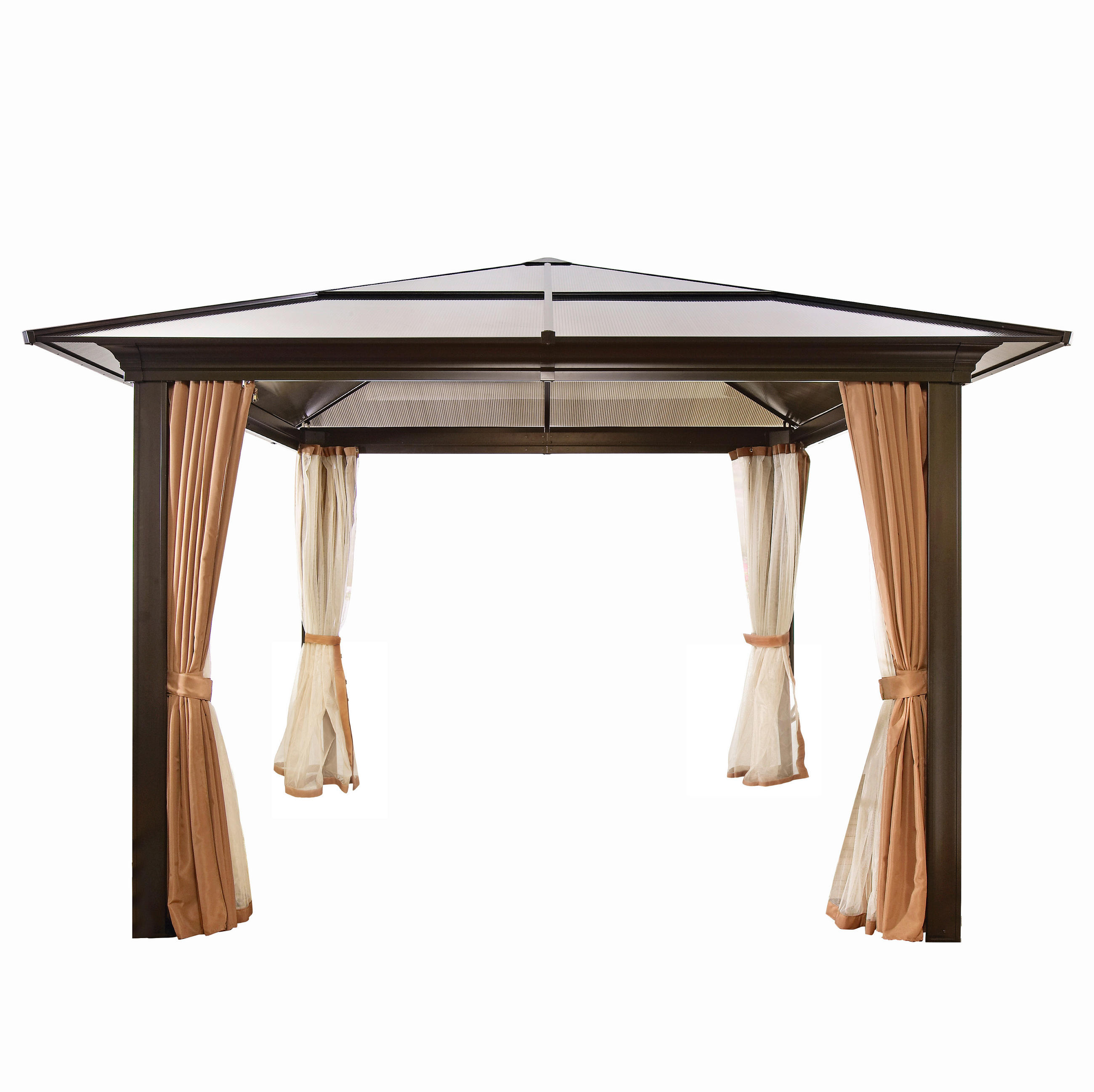 ERSATZDACH   - Braun, Basics, Kunststoff (350/350cm) - Ambia Garden