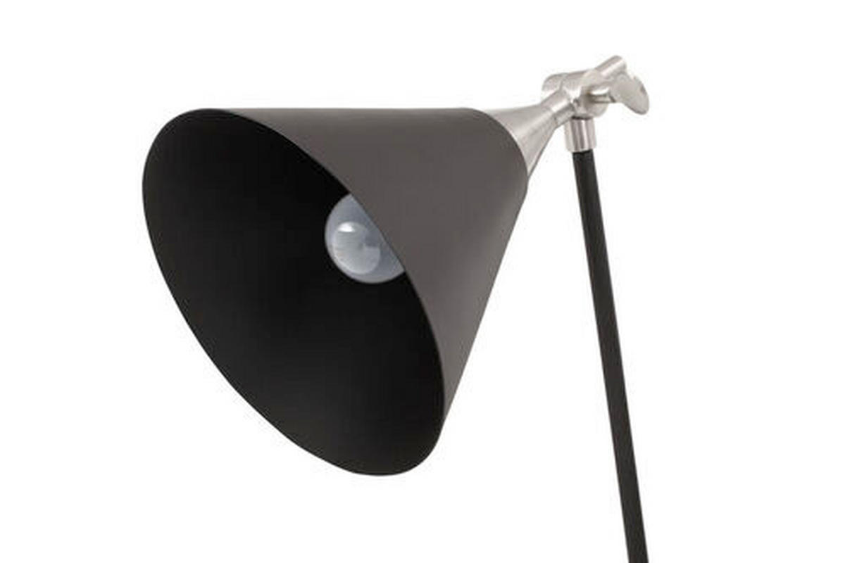 STEHLEUCHTE - Goldfarben/Schwarz, Design, Kunststoff/Stein (23/76/32cm) - Kayoom