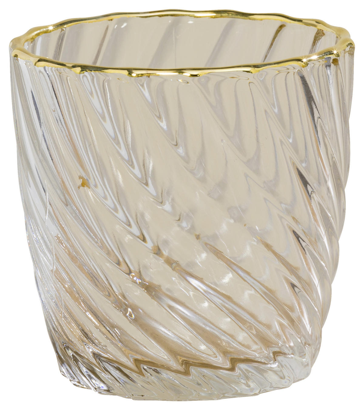 VÄRMELJUSGLAS  - guldfärgad, Lifestyle, glas (9/9cm)