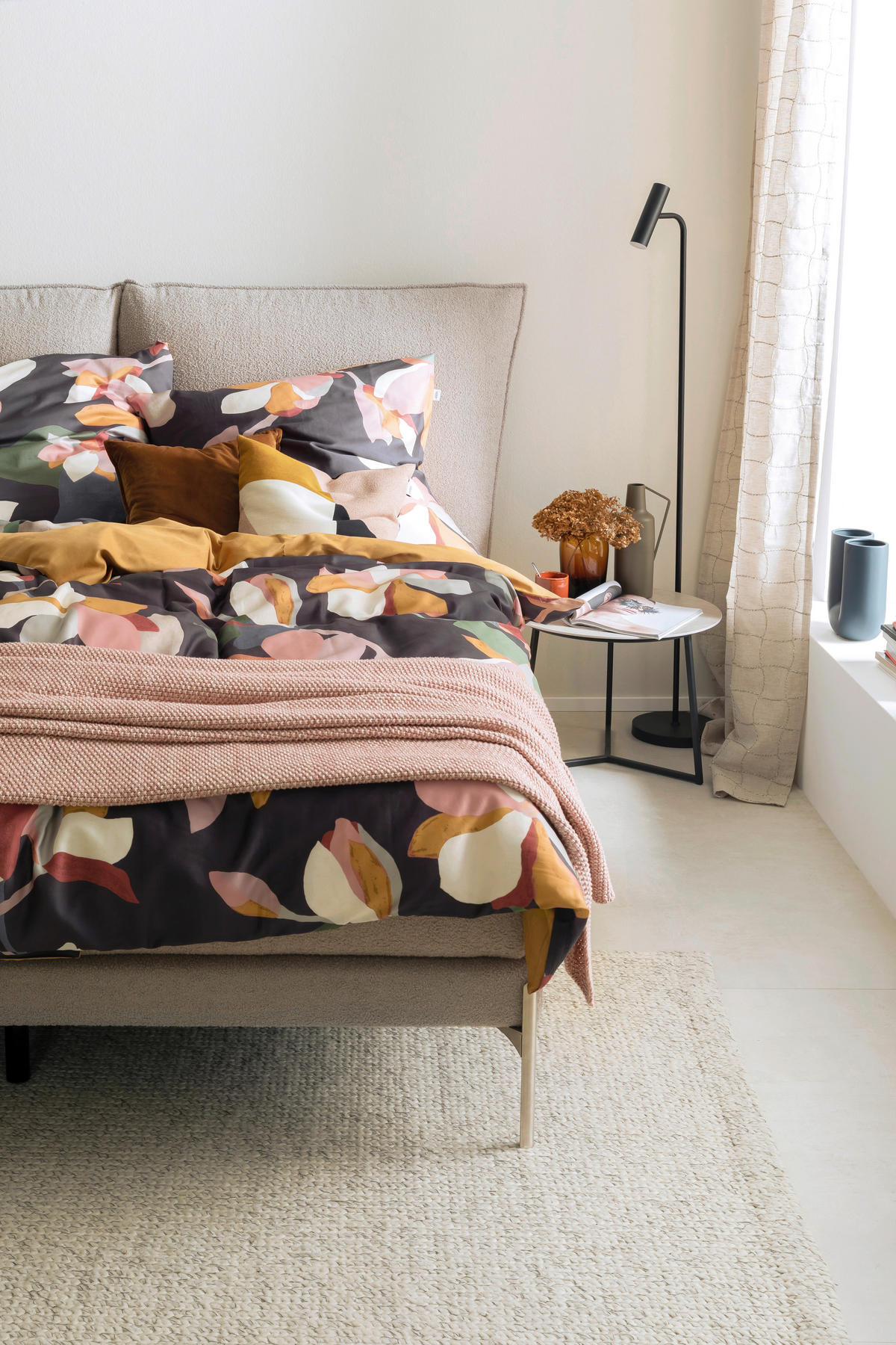 BETTWÄSCHE SW-MAGNOLIA Satin 135/200 cm  - Multicolor, KONVENTIONELL, Textil (135/200cm) - Schöner Wohnen