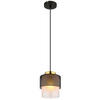 SVJETILJKA VISEĆA  18/120 cm       - boje mjeda/prozirno, Design, staklo/metal (18/120cm) - Globo