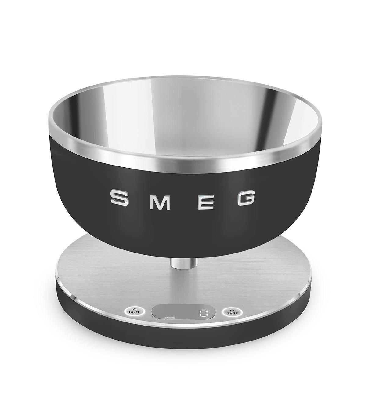 ELEKTRISCHE KÜCHENWAAGE Collection  - Schwarz, Trend, Kunststoff (20.5/15.0/20.5cm) - SMEG