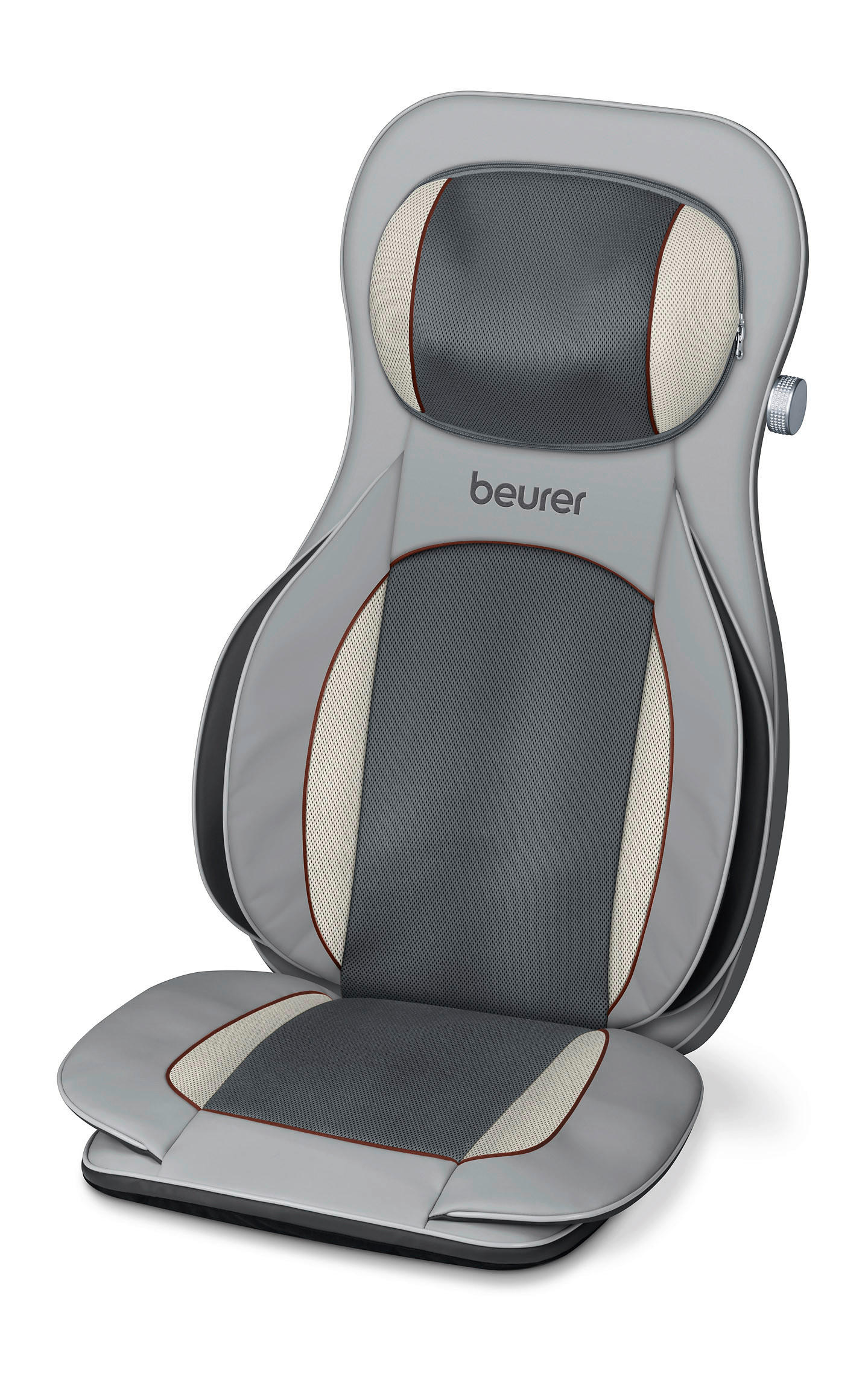 MASSAGESITZAUFLAGE - Grau, Basics (19,8/50/82,5cm) - Beurer