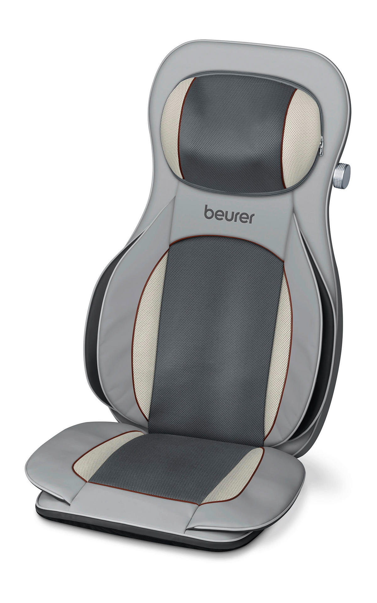 MASSAGESITZAUFLAGE - Grau, Basics (19,8/50/82,5cm) - Beurer