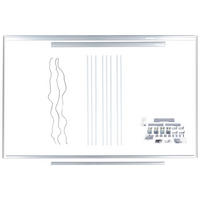 SZERELÉSI CSOMAG - alumínium színű, Modern, műanyag/fém (360/210cm) - Hom`in