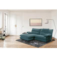 ECKSOFA Petrol Cord  - Petrol/Creme, KONVENTIONELL, Kunststoff/Textil (173/244cm) - Carryhome