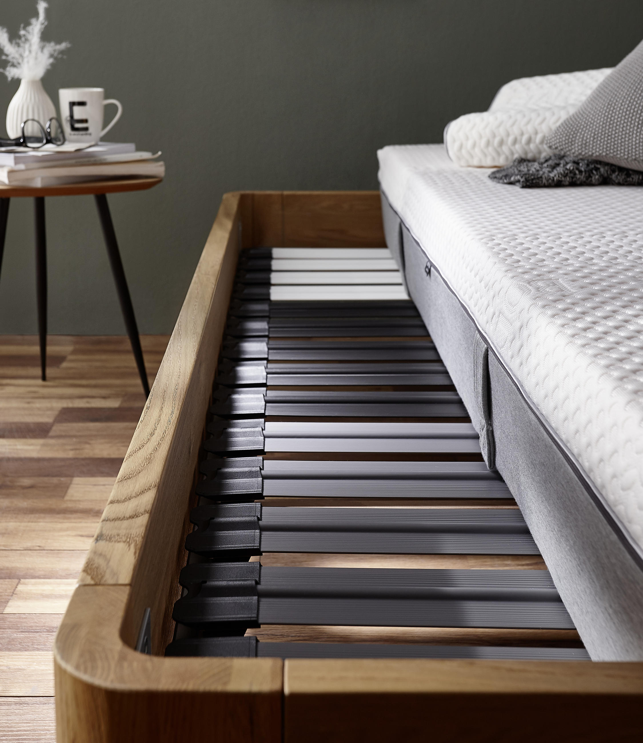 LATTENROST BODY STAR 80/200 cm - Anthrazit/Schwarz, Basics, Holz/Kunststoff (80/200cm) - BODY STAR classic
