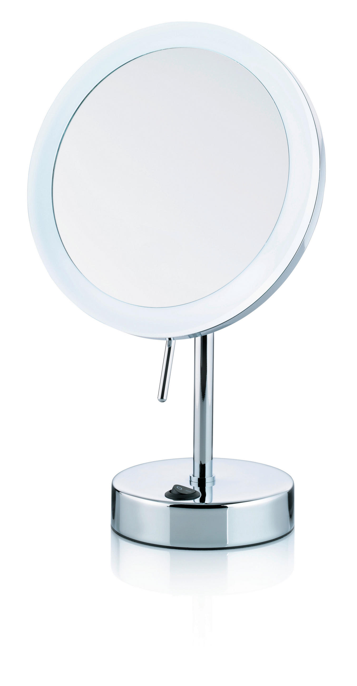 SCHMINKSPIEGEL  12/31,5 cm    - Silberfarben, Basics, Metall (12/31,5cm) - Kela