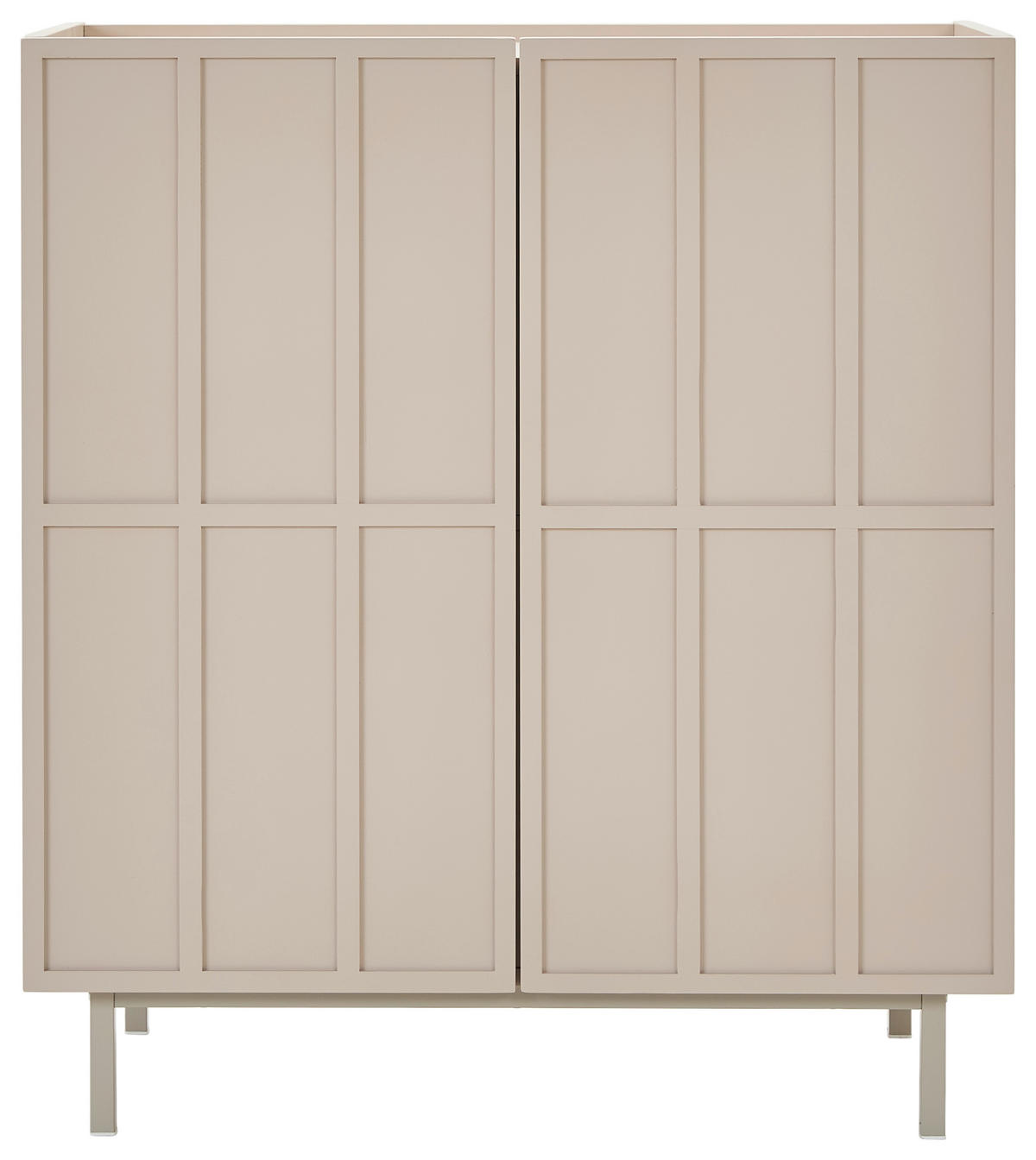 SIDEBOARD  in 80/89/40 cm  - Braun, Design, Holzwerkstoff/Metall (80/89/40cm) - Livetastic