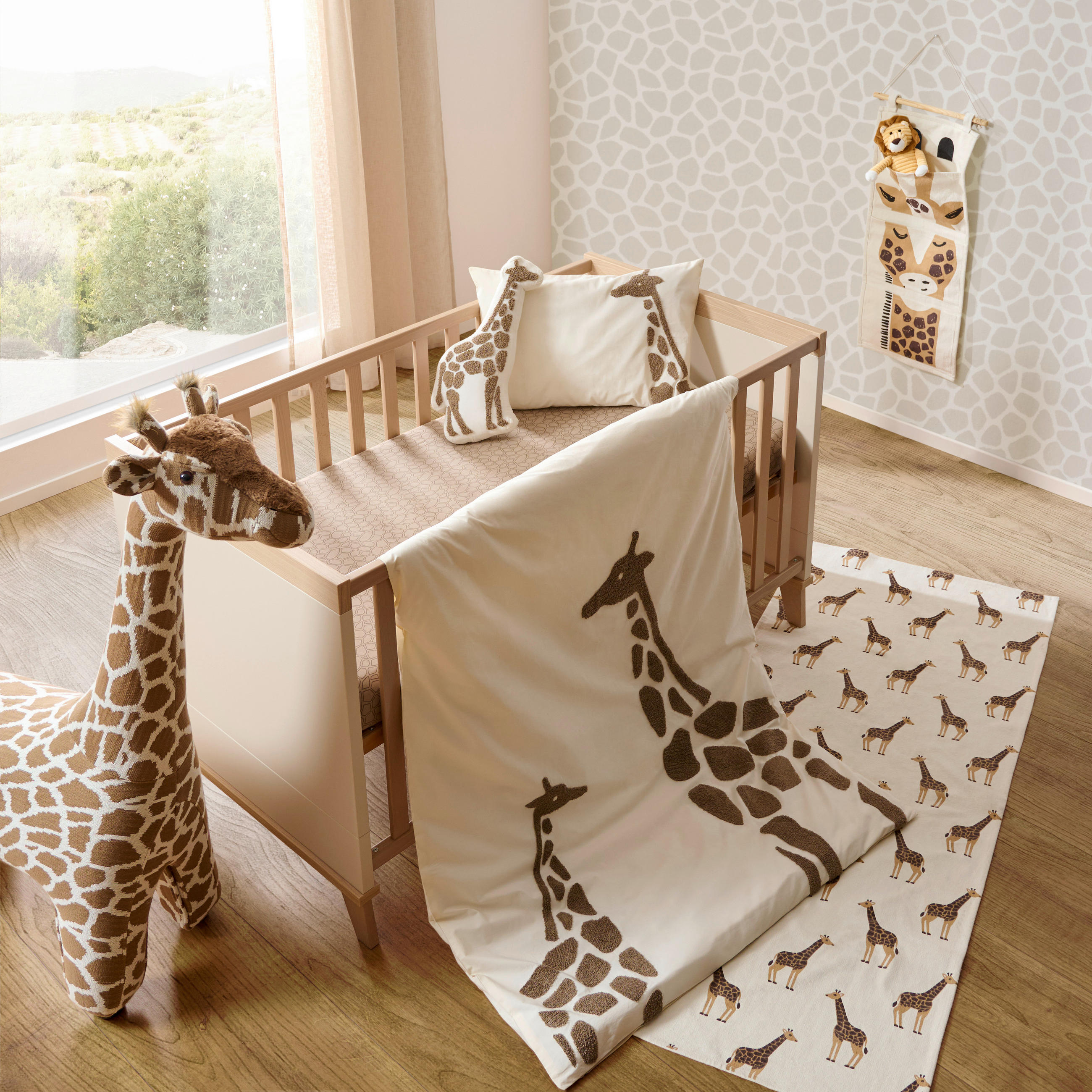 KINDERSESSEL  - Weiss/Braun, Basics, Textil (98/125/35cm) - Jimmylee