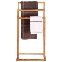 HANDTUCHHALTER Bambus Braun  - Braun, Basics, Holz (42/24/81,5cm)