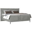 BOXSPRINGBETT 180/200 cm in Grau - Schwarz/Grau, KONVENTIONELL, Textil/Metall (180/200cm) - Esposa