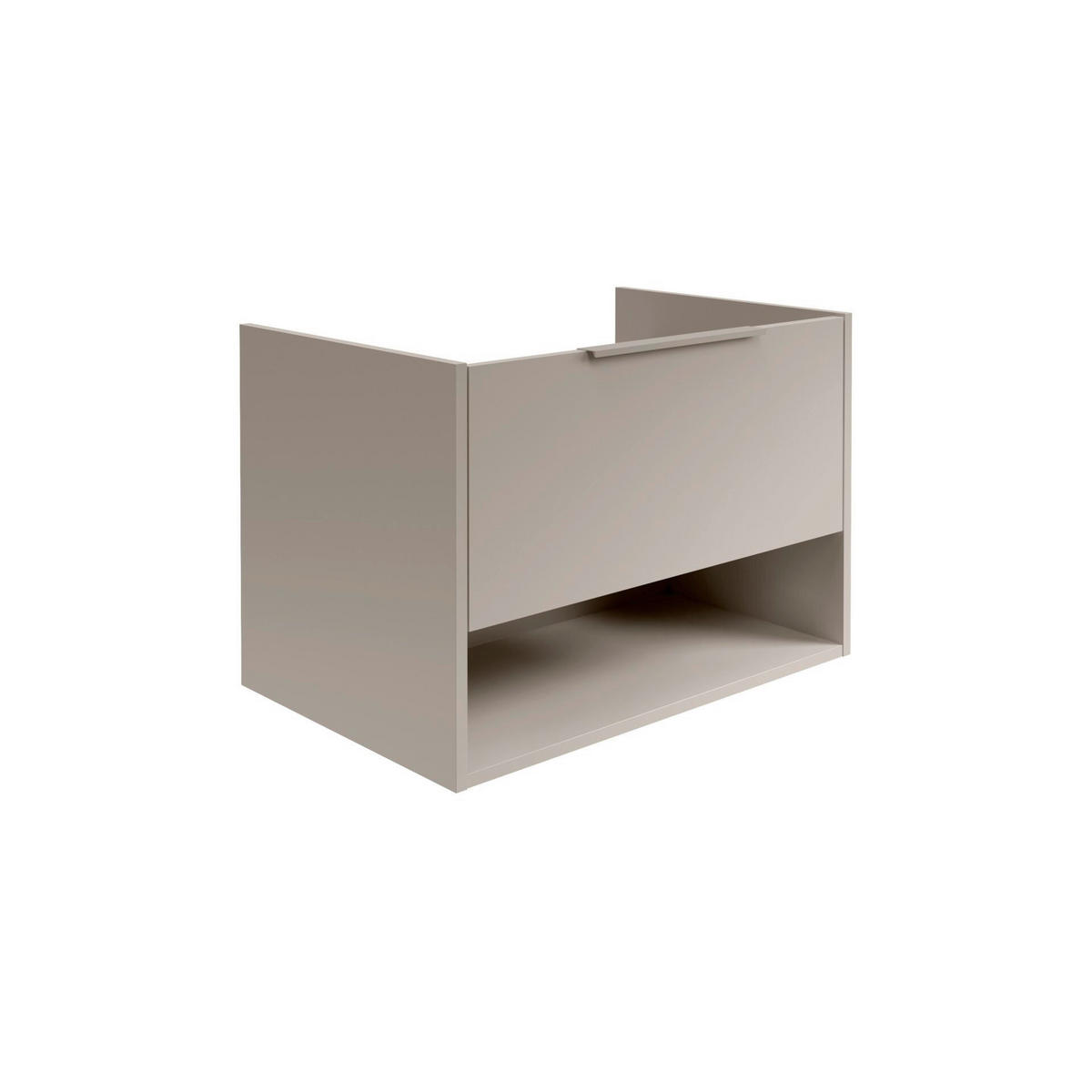 WASCHTISCHKOMBI  - Weiß/Grau, Basics, Holzwerkstoff/Stein (70,5/15,2/46,5cm) - MID.YOU