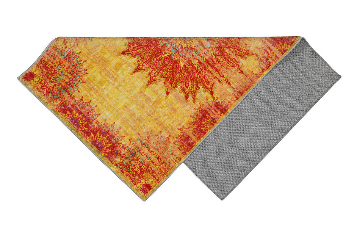 BADTEPPICH Gelb 60/100 cm  - Gelb, Basics, Kunststoff/Textil (60/100cm) - WECON HOME