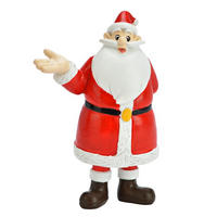 DEKO-NIKOLAUS  - Rot, Basics, Kunststoff (5/10/5cm)
