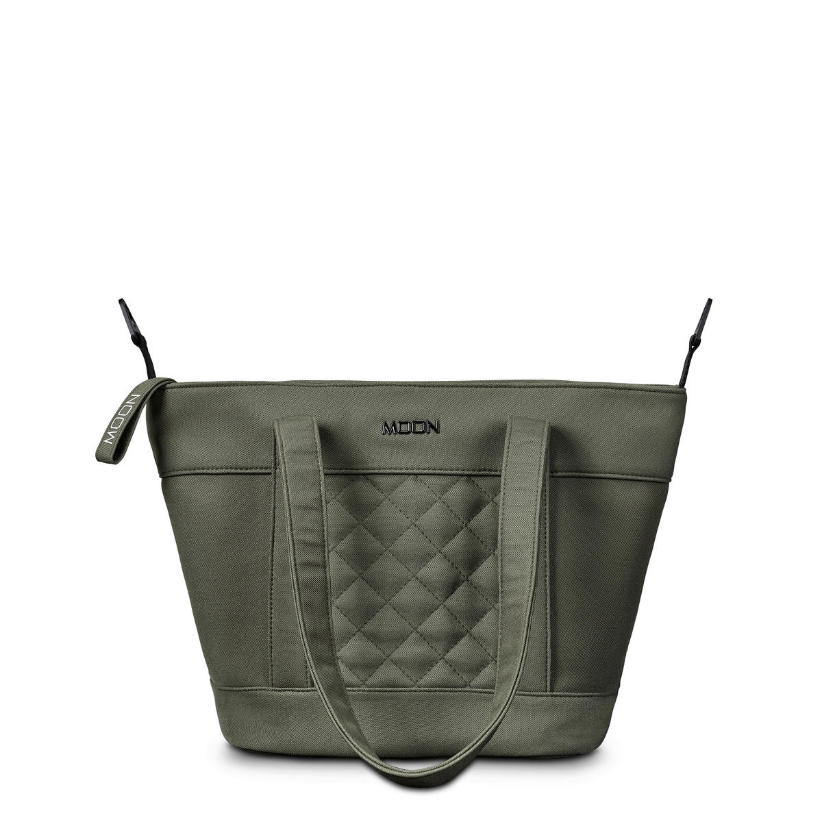 TORBA ZA PREVIJANJE  V-Shape Bag   - maslinasto zelena, Basics, tekstil (41/16/28cm) - Moon