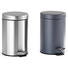 KOSMETIKEIMER 3 L - Edelstahlfarben/Schwarz, Basics, Kunststoff/Metall (17/25.5cm) - Kela KOSMETIKEIMER 3 L - Edelstahlfarben/Schwarz, Basics, Kunststoff/Metall (17/25.5cm) - Kela