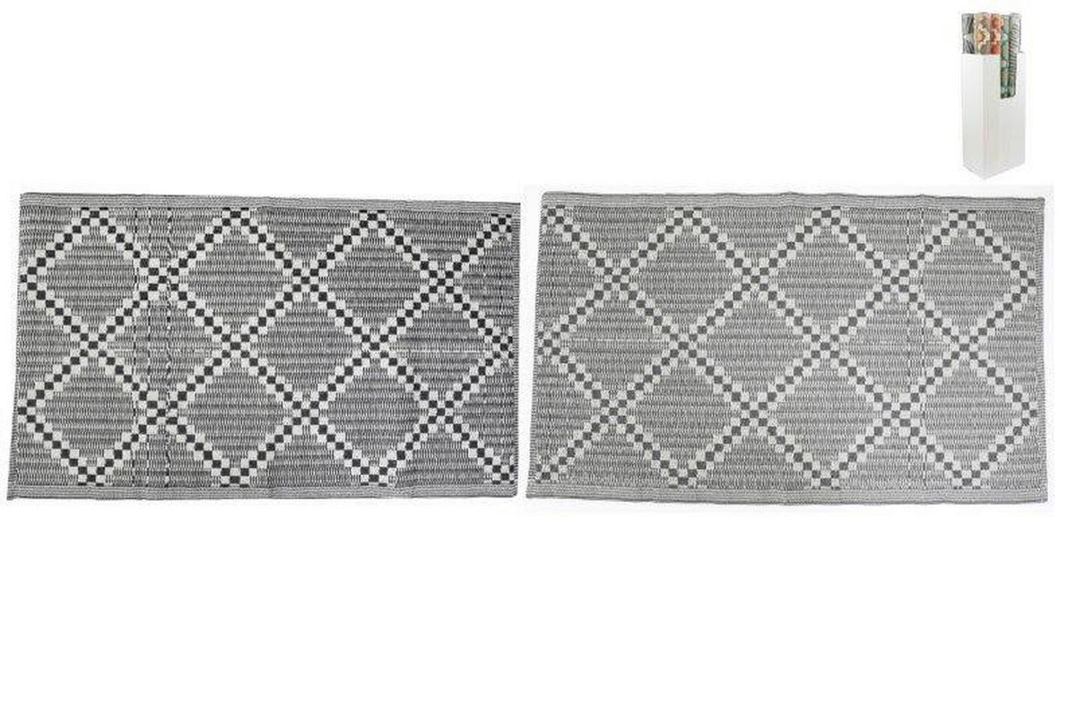 COVORAș DE INTRARE  - gri deschis/gri, Basics, plastic (150/90/0,3cm)
