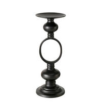 STOJAN NA SVÍČKY  kov - černá, Basics, kov (17,6/17,6/47,5cm)