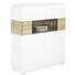 HIGHBOARD 125/145/42 cm - Eichefarben/Weiß, Design, Holzwerkstoff/Metall (125/145/42cm) - Valdera HIGHBOARD 125/145/42 cm - Eichefarben/Weiß, Design, Holzwerkstoff/Metall (125/145/42cm) - Valdera