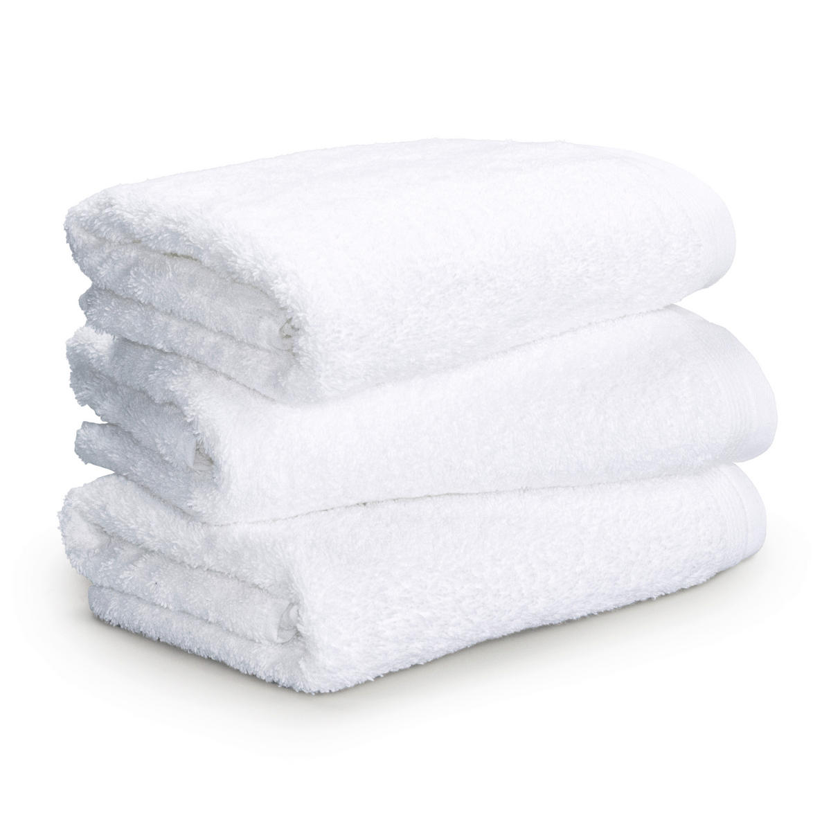 FROTTIERSET Superwuschel Weiß 3-teilig  - Weiß, Basics, Textil (50/100cm) - Moeve